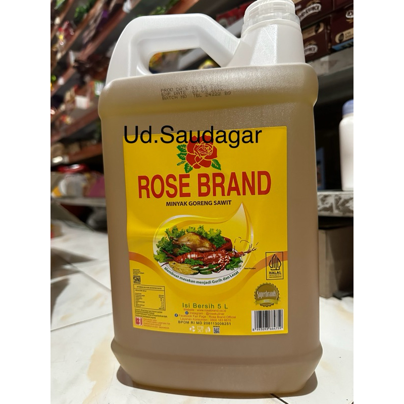 

Minyak Goreng Rose Brand Jerigen 5Lt / 5 L