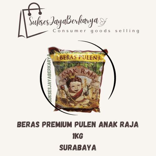 

Beras Pulen Premium Anak Raja 1kg/ Beras Pulen 1kg murah Surabaya