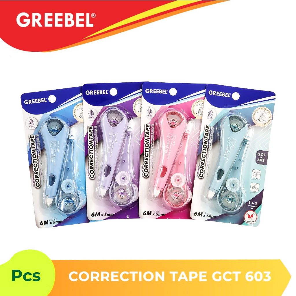 

Correction Tape Greebel GCT-603 + Refill