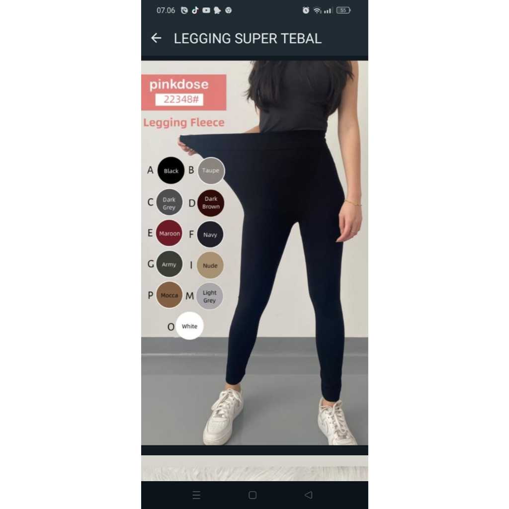 legging wanita tebal legging PINGDOSE  legging wanita import legging tebal premium laging wanita teb