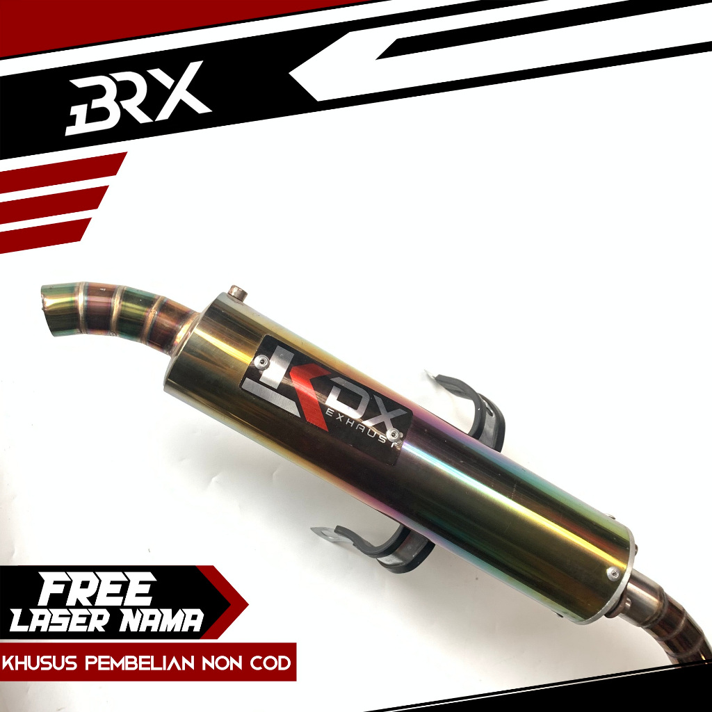 knalpot ninja R RR SS pelangi stainles, R9 AITECH PDK KDX creampie