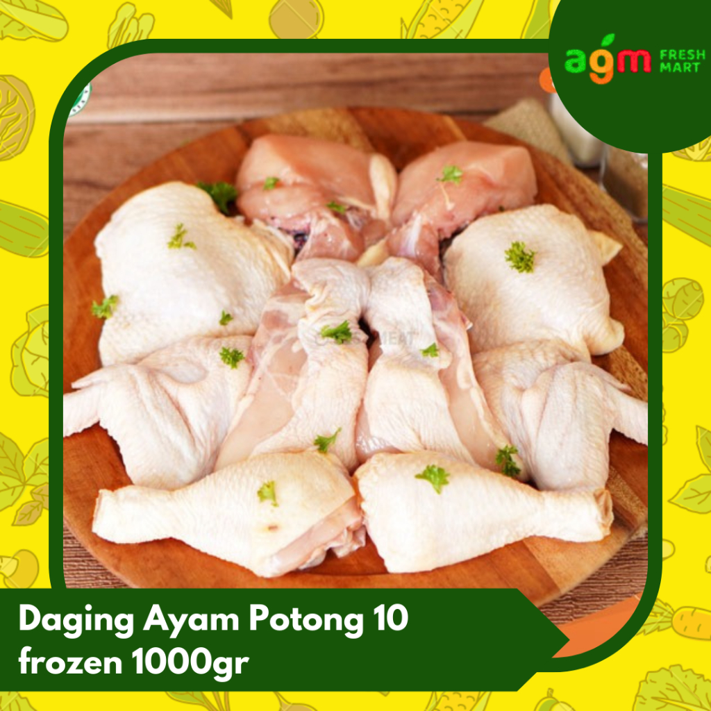 

KIRIM INSTANT - Daging Ayam Potong 10 Frozen 1000gr