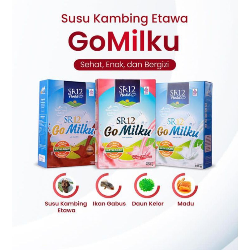 

GoMilku Susu bubuk kambing etawa SR12 Kesehatan anak dan dewasa