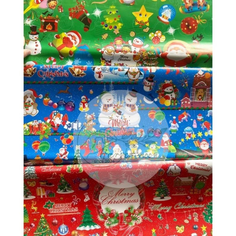

Kertas Kado Natal Christmas glossy paper
