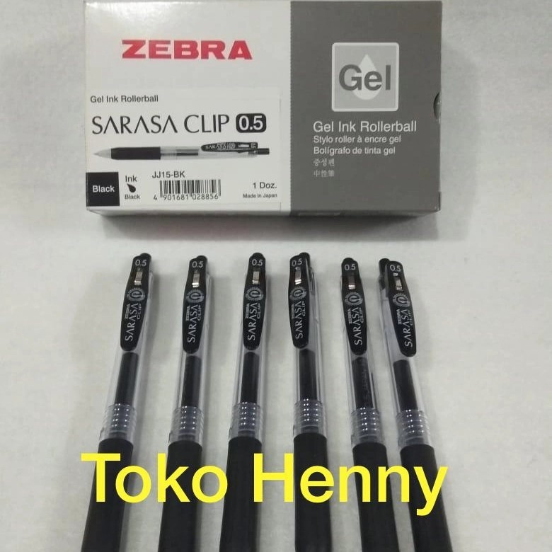 

PEN SARASA 0,5 WARNA HITAM & BIRU .... DARI ZEBRA