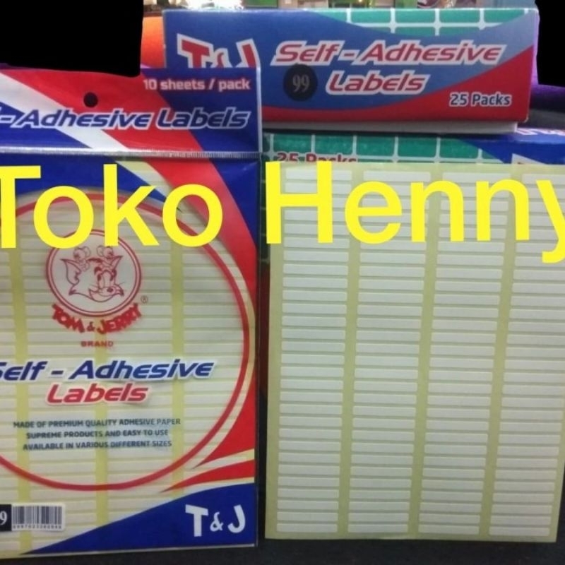 

LABEL TOM & JERRY 99......1 pk isi 10 Lembar