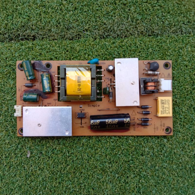 Psu power suplay regulator tv cina universal AOYAMA 22 LED warna 22A-2 ikedo dell  original copotan