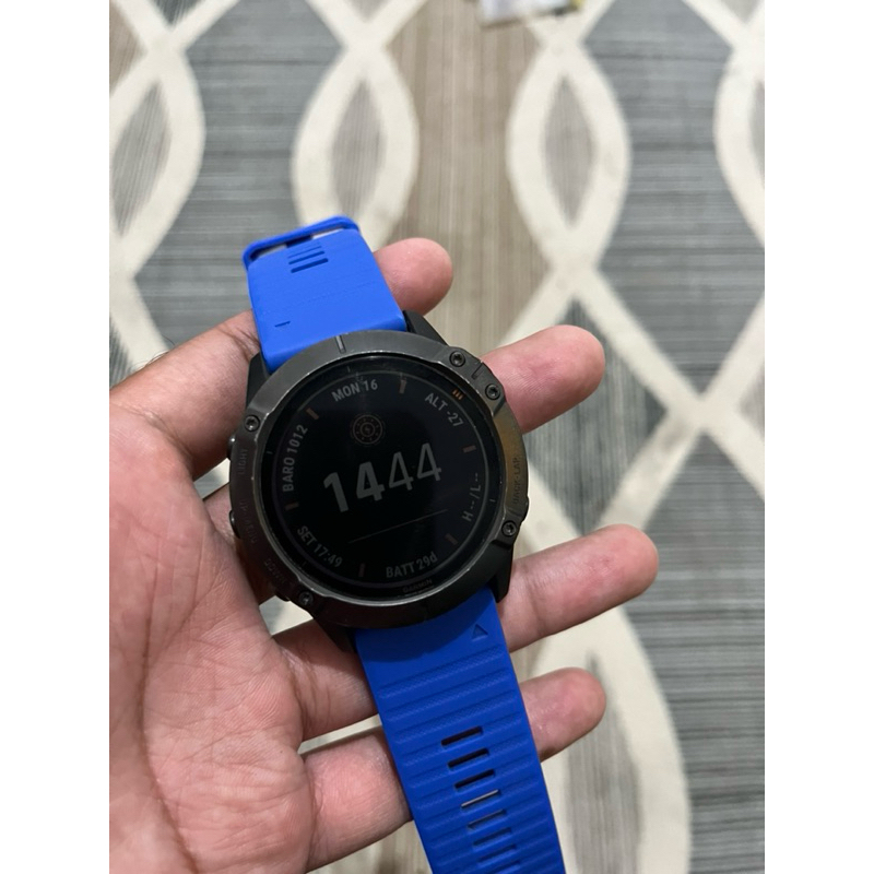 Jam Garmin Fenix 6x Pro Solar Second Original