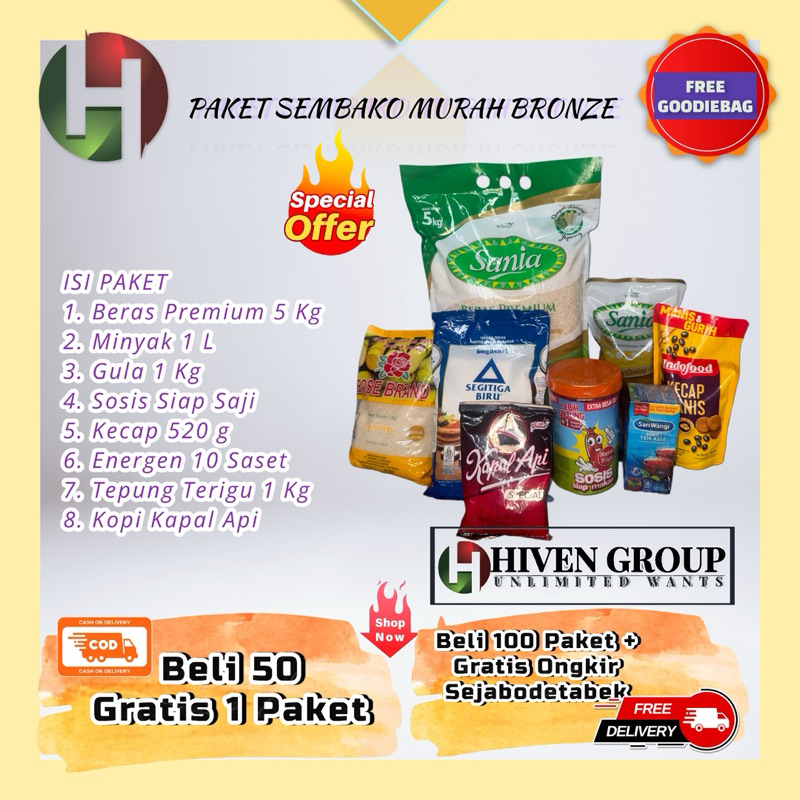 

PAKET SEMBAKO MURAH BRONZE