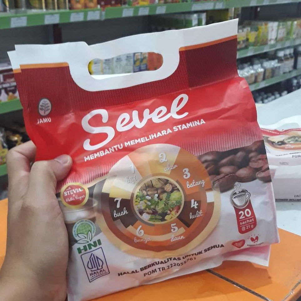 

Kopi Herbal Sevel 7 Elemen Menjaga Kesehatan Tubuh ISI 20 Sachet