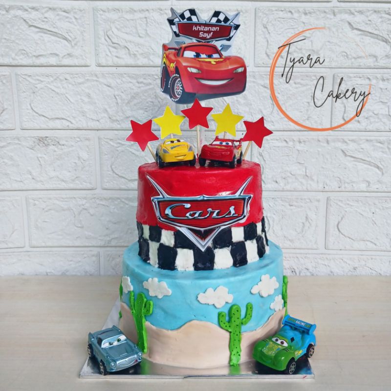 

Ssl09 MC QUEEN CAKE Kue Ulang Tahun Cars Mcqueen CUSTOM CAKE BANDUNG