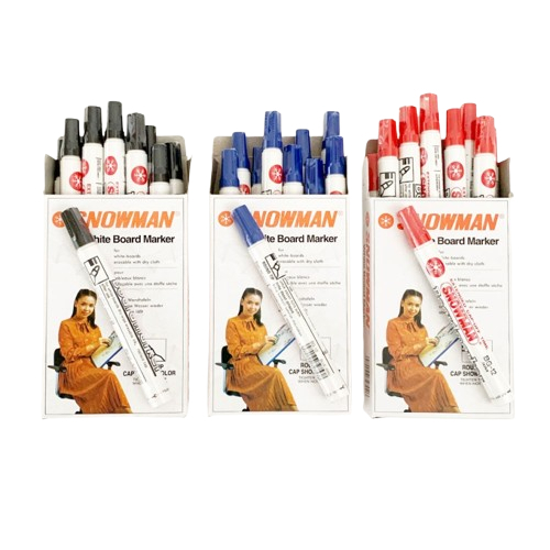 

Spidol Snowman / Spidol Whiteboard Snowman / Spidol Papan Tulis / Board Marker Snowman BG-12