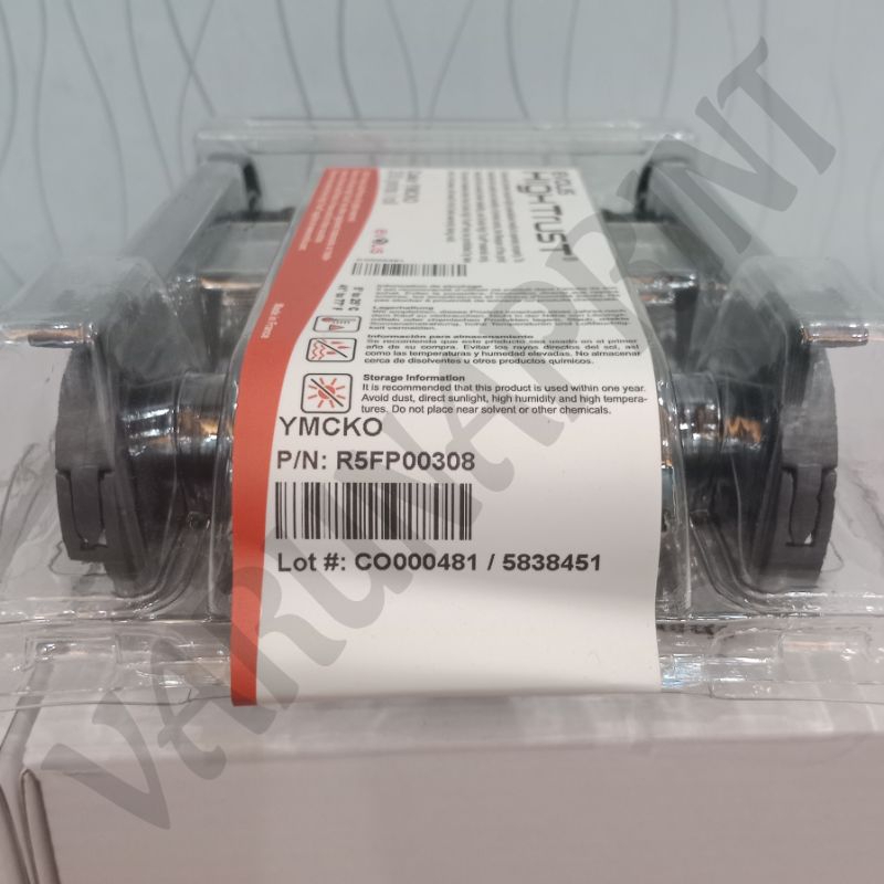 Ribbon Color Evolis 308 / Ribbon Evolis 308 / R5FP00308 / Ribbon Evolis / Evolis