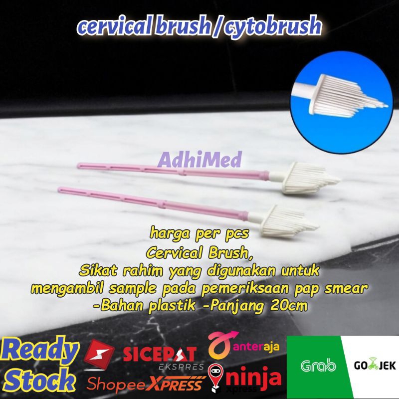 cervical brush / cytobrush / sikat pap smear / sikat sample pap smear
