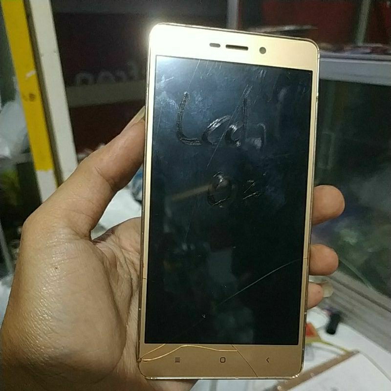 LCD NORMAL MINUS TOUCHSCREEN REDMI 3/3S FRAME GOMPEL