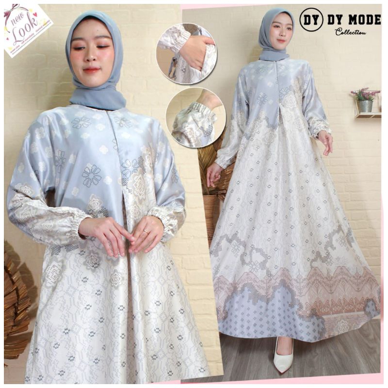 gamis maxmara dior silk premium