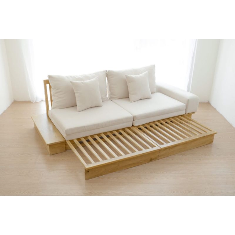 Tatami sofa bed minimalist kayu jati