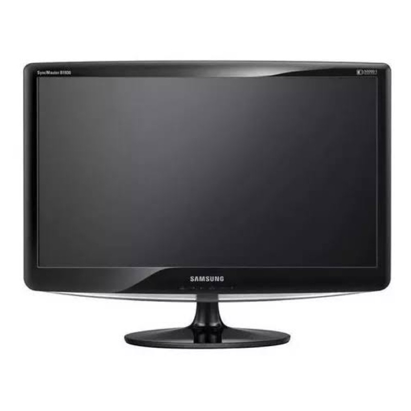 MONITOR LCD SAMSUNG 19INCH MULUS DAN KOMPLIT KABEL GARANSI 1BULAN