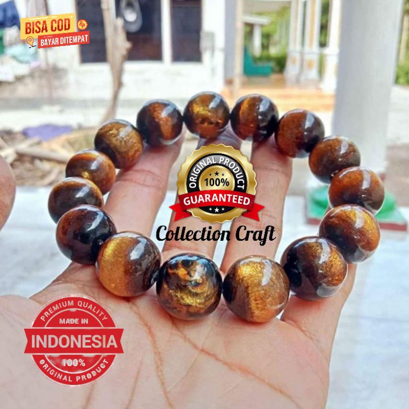 GELANG YUSER AKAR BAHAR TALI ARUS GOLDEN
