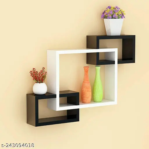 RAK DINDING MINIMALIS- Rak dinding serbaguna, Hiasan dinding, Rak dinding kotak, tempel, Ruang Tamu,