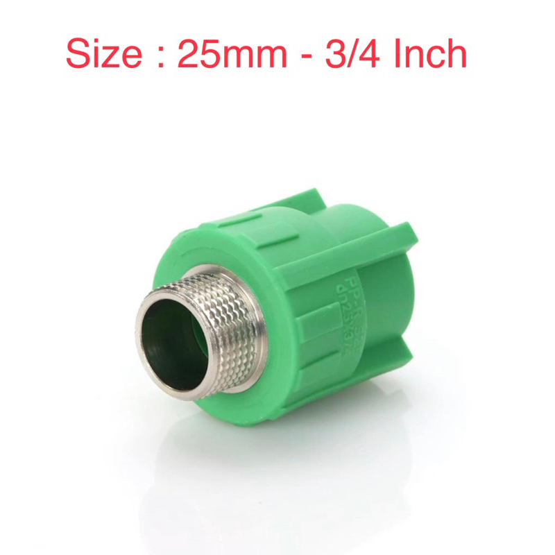 SDL 3/4 Inch PPR - Sok drat luar 3/4 Inch PPR Rucika Wavin Kelen