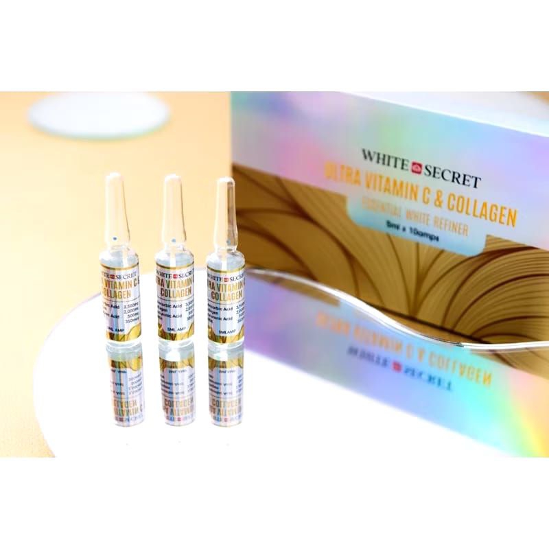 white secret vitamin c dan collagen || tanpa box || ultra white