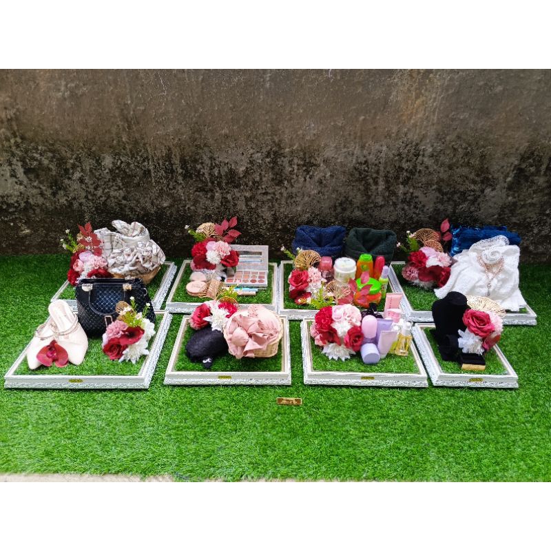 Jasa & Sewa Seserahan pernikahan/jasa Hias Pernikahan /Paket 8 box kotak seserahan