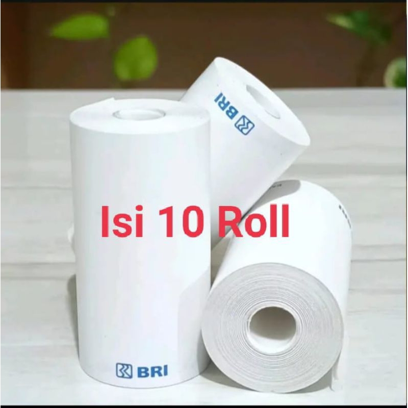 

KERTAS STRUK THERMAL EDC BRI 58x30MM paket 10 roll