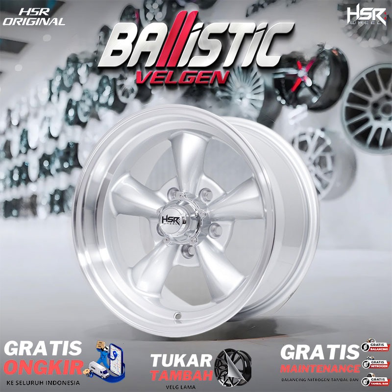 Velg Celong Mobil Civic, Livina, Grandmax DLL Ring 15 Lubang Baut 5X114,3 Original HSR Type CELTIC