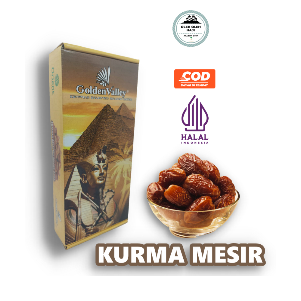 

Kurma mesir golden valley 1kg kemasan dus original