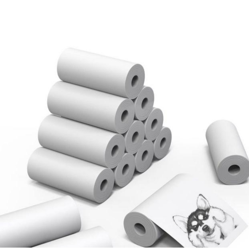 

KERTAS STRUK THERMAL 57X30 58X30 PAPER ROLL EDC TERMAL MINI PRINTER BLUETOOTH 58MM CORE