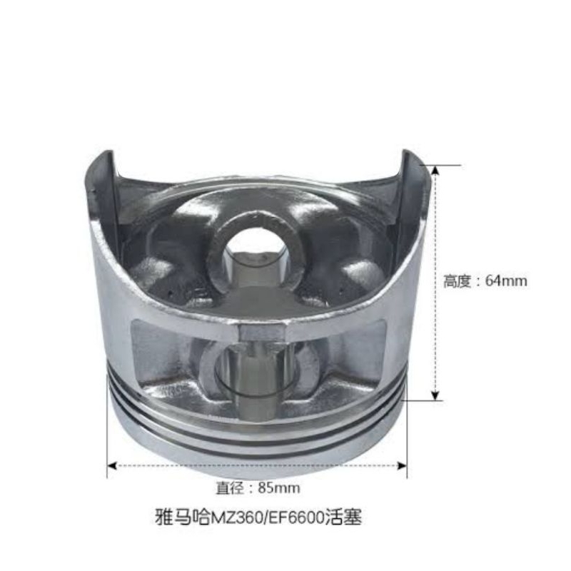 PISTON ASSY YAMAHA MZ360 MZ300 EF6600 DIAMTER PISTON mz360  85MM piston mz300 diamter 78mm seher
