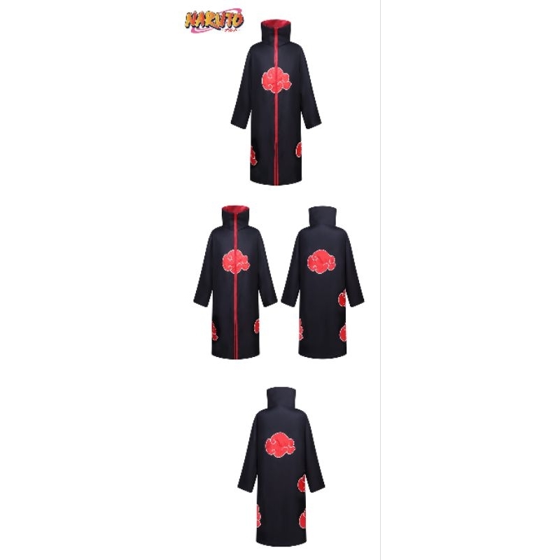 RB jubah akatsuki anime cosplay