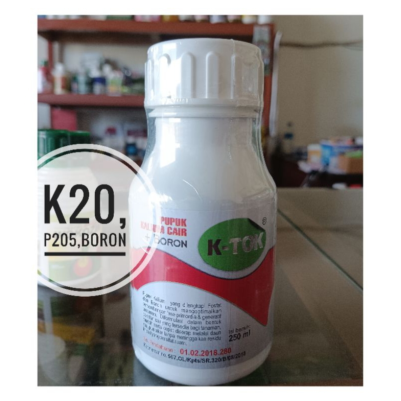 K-TOK pupuk kalium cair boron 250ml