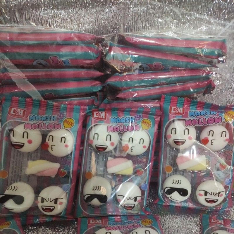 

Marshmellow Smile lucu 1 pax isi 30 pcs