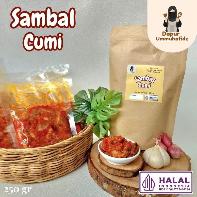 

Sambal cumi less oil