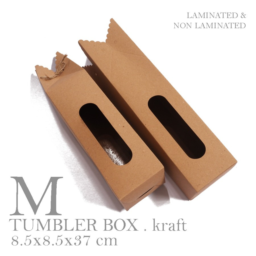 

(10pcs) Dus Tumbler Kemasan Hampers Souvenir Pakaian Wedding Box Botol Size 8x8x37cm