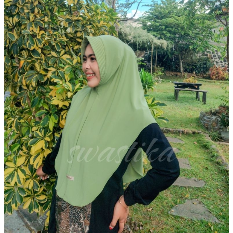 SWASTIKA jilbab oval hard pad (busa) size s