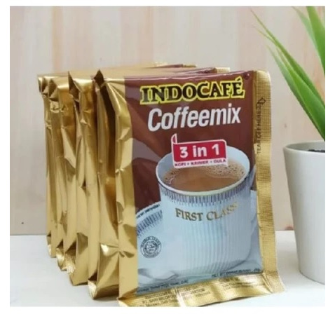 

INDOCAFE COFFEE MIX RICH & STRONG 10X27gr MILD 10X18gr 3 IN 1 10X20gr RENCENG