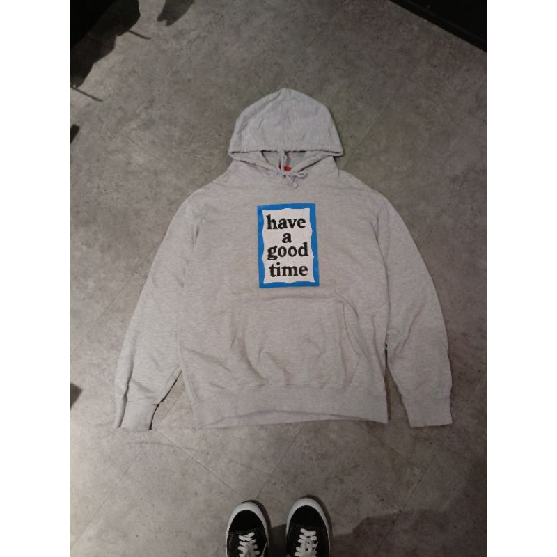 Hoodie Have A Good Time Blue Frame Misty Grey Bekas / Second