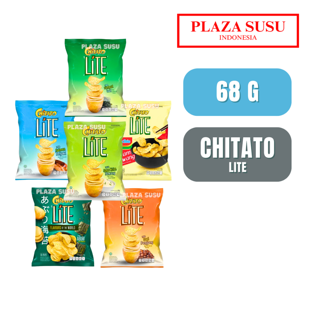 

MAKANAN RINGAN CHITATO LITE 68G CAMILAN SNAK KERIPIK JAJAN