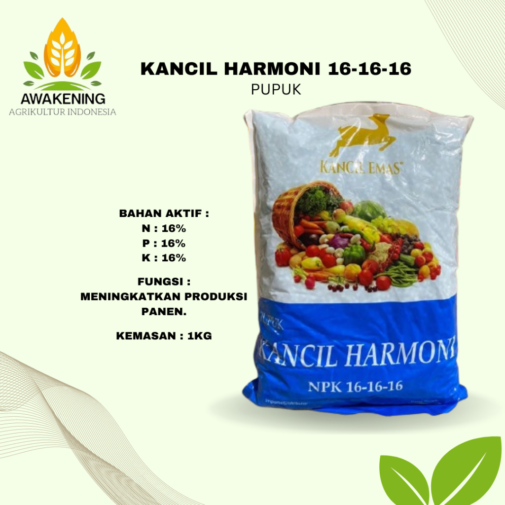 PUPUK KANCIL HARMONI 16-16-16 1KG