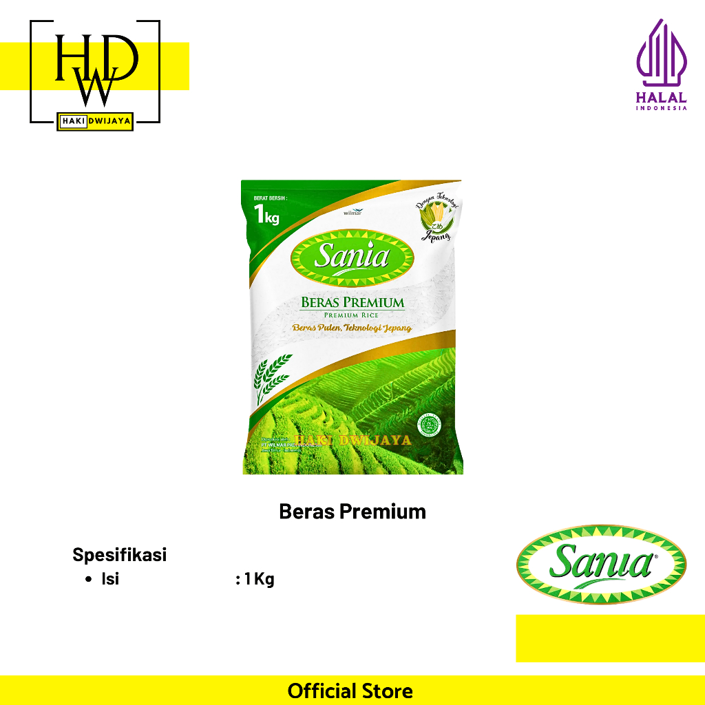 

[1 Kg] Sania Beras Premium