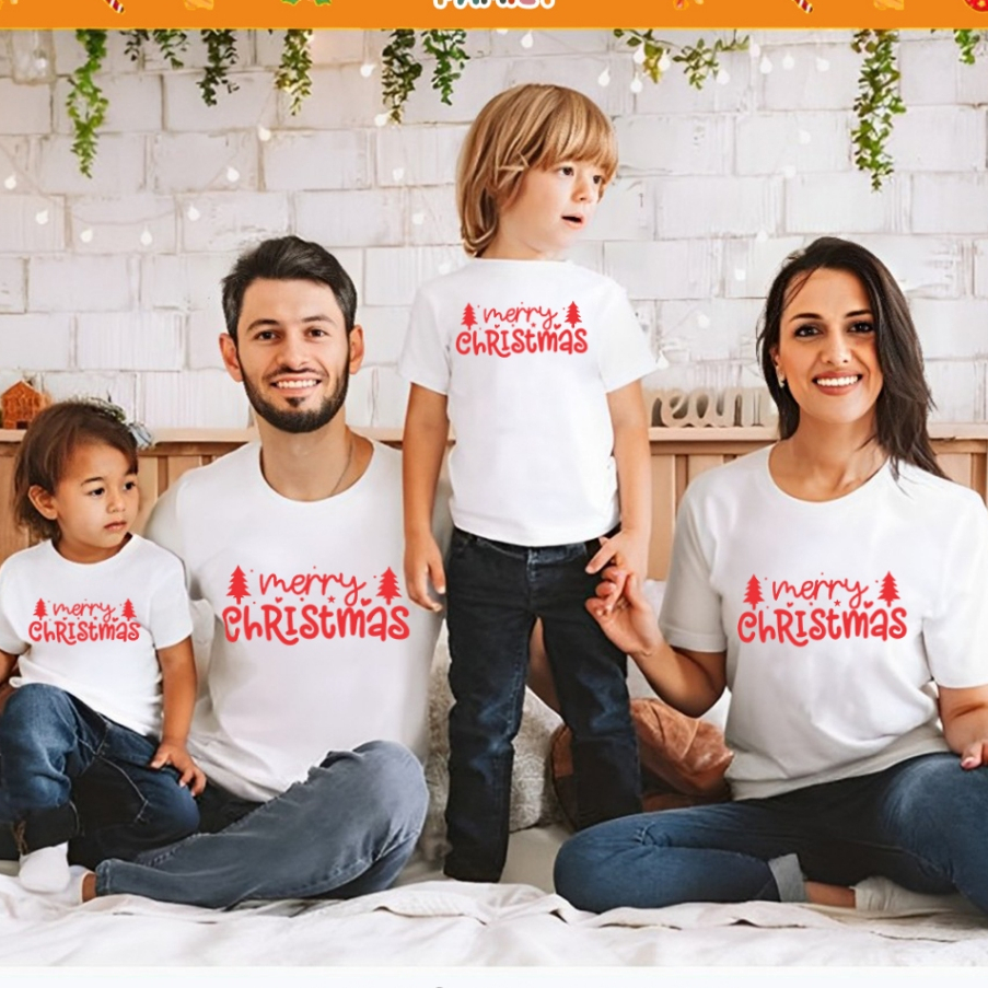 WSF BAJU NATAL KELUARGA KAOS NATAL KAOS NATAL KELUARGA BAJU NATAL WANITA BAJU NATAL ANAK KAOS MERRY 