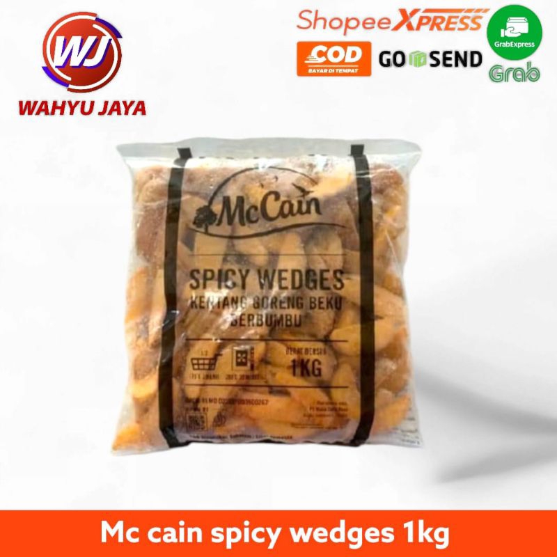 

Mccain spicy wedges 1kg