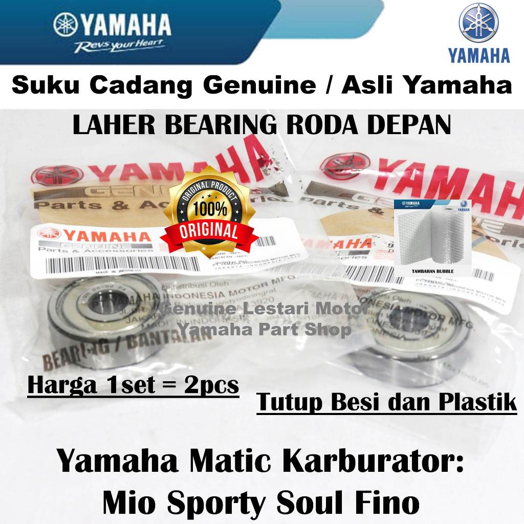 Laher Bering Bearing Roda Depan Mio Sporty Soul Karburator Asli Yamaha Surabaya