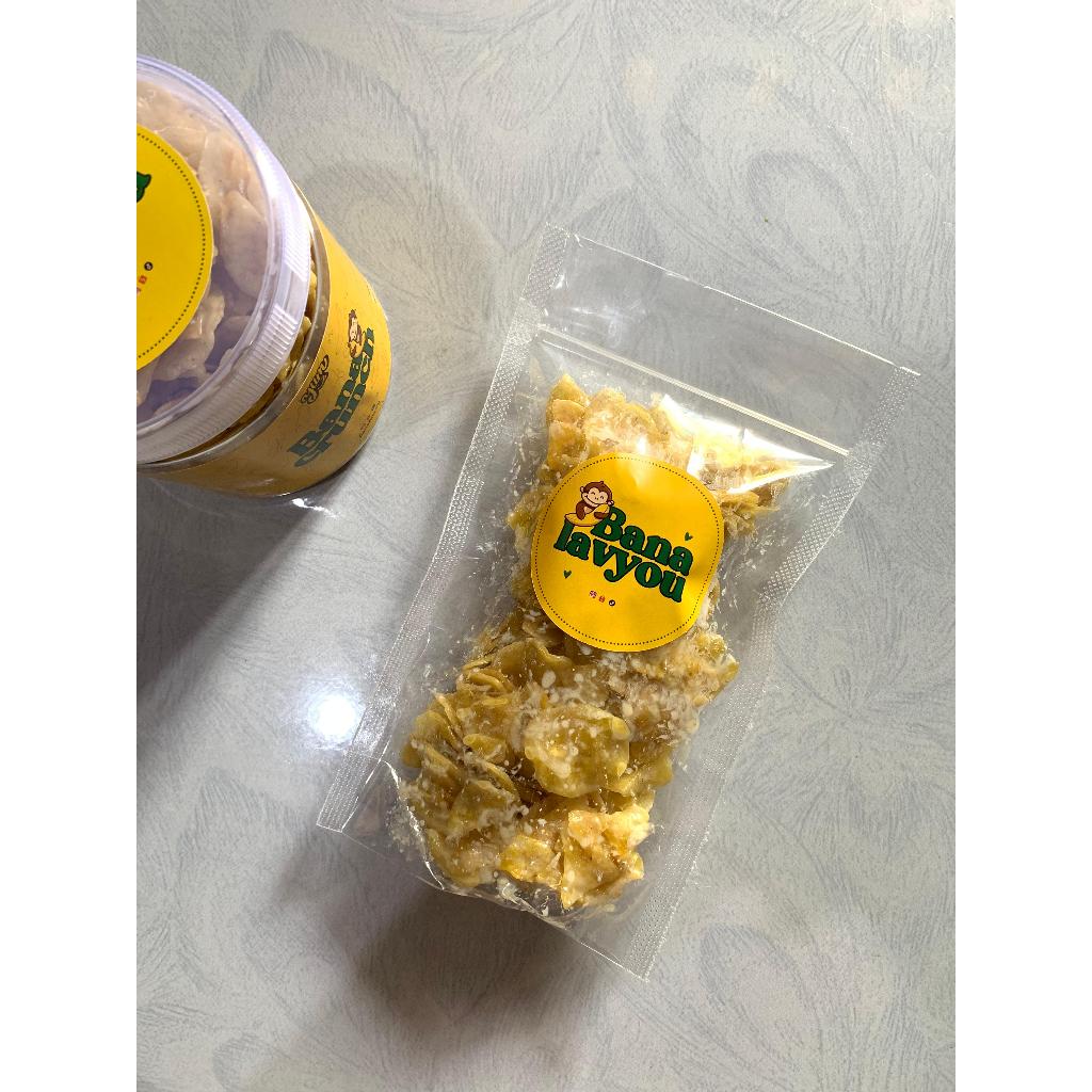 

Keripik Pisang Tiramisu Lumer - BANACRUNCH