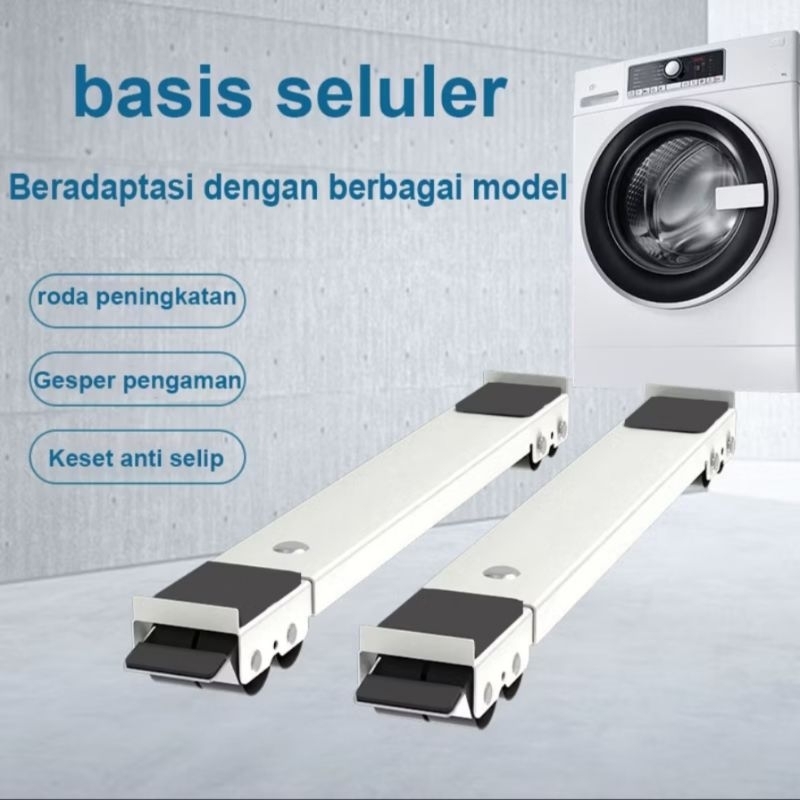 Roda Lemari Portable Roda kulkas/mesin cuci /kulkas/Kaki kulkas