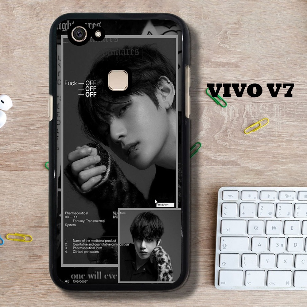 [A64] CASING HANDPHONE VIVO V7 CASE VIVO V7 CUSTOM CASE AESTHETIC KEREN LUCU VIRAL TERBARU