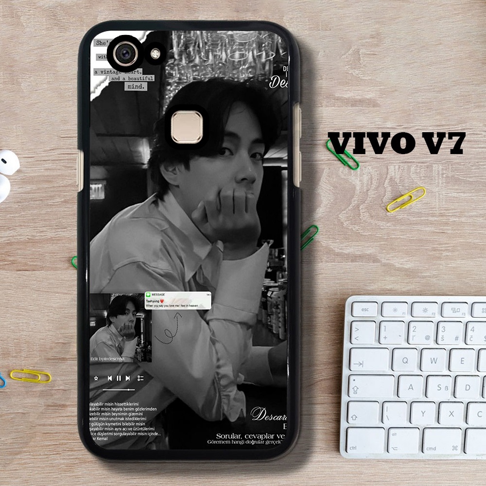 [A65] CASING HANDPHONE VIVO V7 CASE VIVO V7 CUSTOM CASE AESTHETIC KEREN LUCU VIRAL TERBARU
